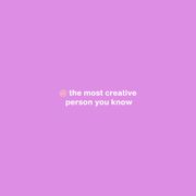 Most Creative